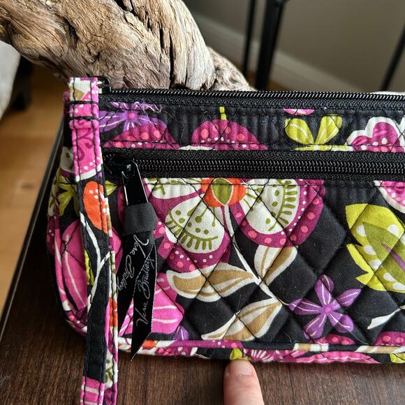 Vera Bradley wristlet wallet Pirouette Pink retired pattern - Picture 7 of 9